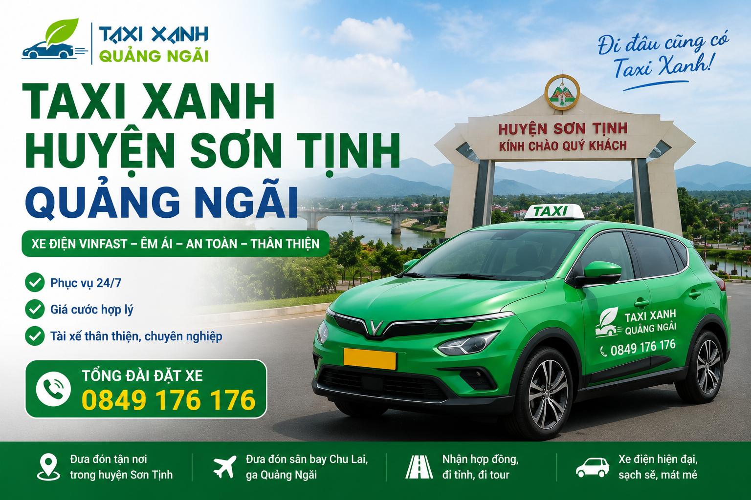 Taxi Xanh Huyện Sơn Tịnh Quảng Ngãi – Tin Tức 2025–2026