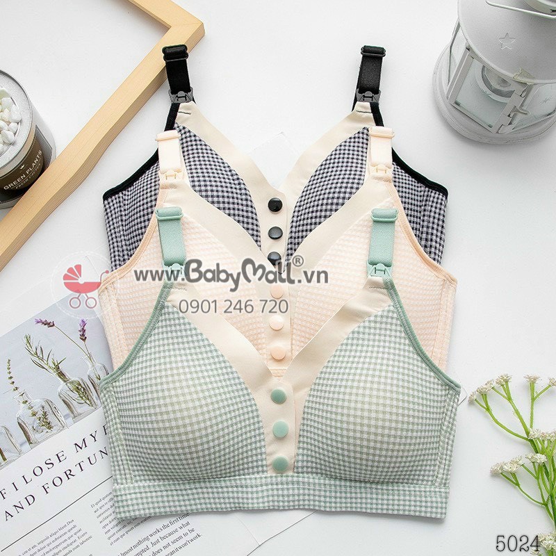 Áo ngực bé ti caro 130