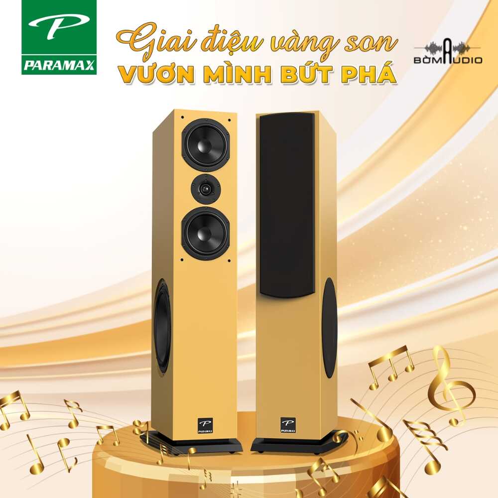 Loa PARAMAX D88 Luxury với hệ thống củ loa chất lượng