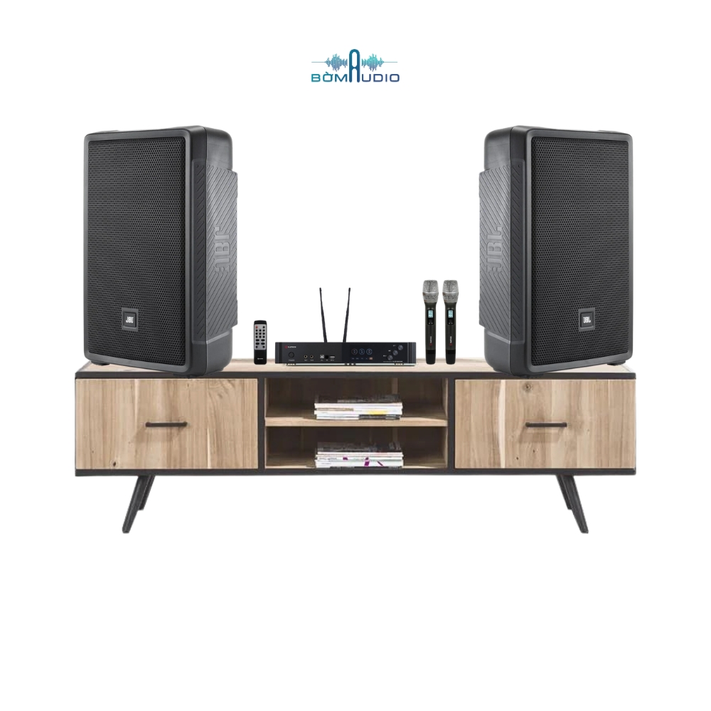 Combo Loa PA Active JBL IRX 108BT + Micro Tích Hợp Mixer SUMICO SU 910 - B355_thumbnail_1