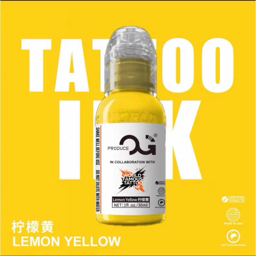 OG x World Famous Ink - Lemon Yellow