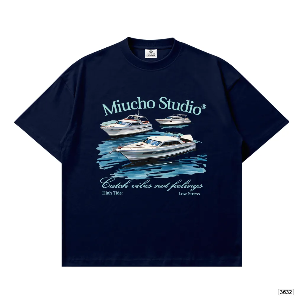 Áo thun boxy unisex BST Hè Biển dày dặn đứng form Miucho 3632_thumbnail_15