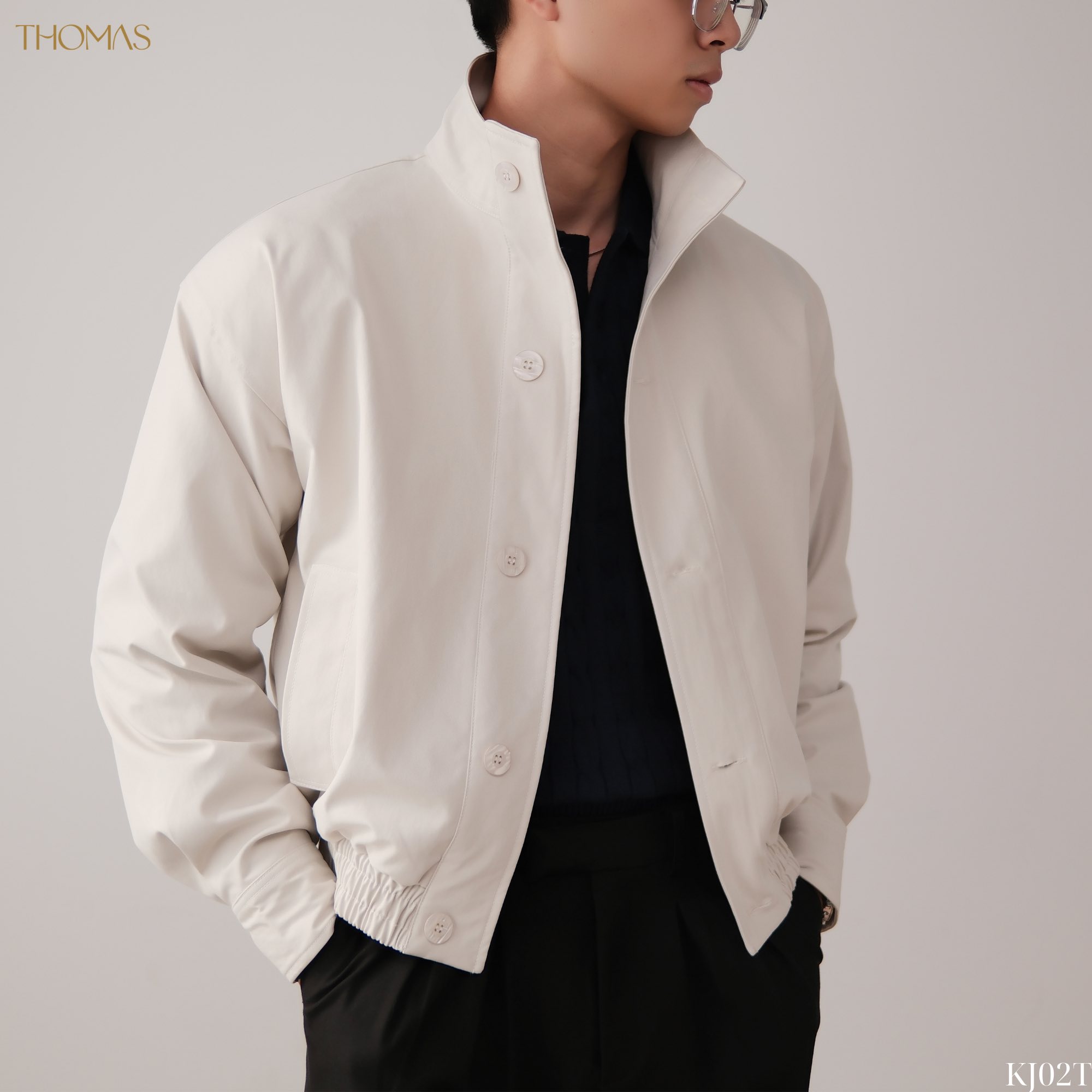 Áo Jacket The Glide Vải Kaki Form Regular