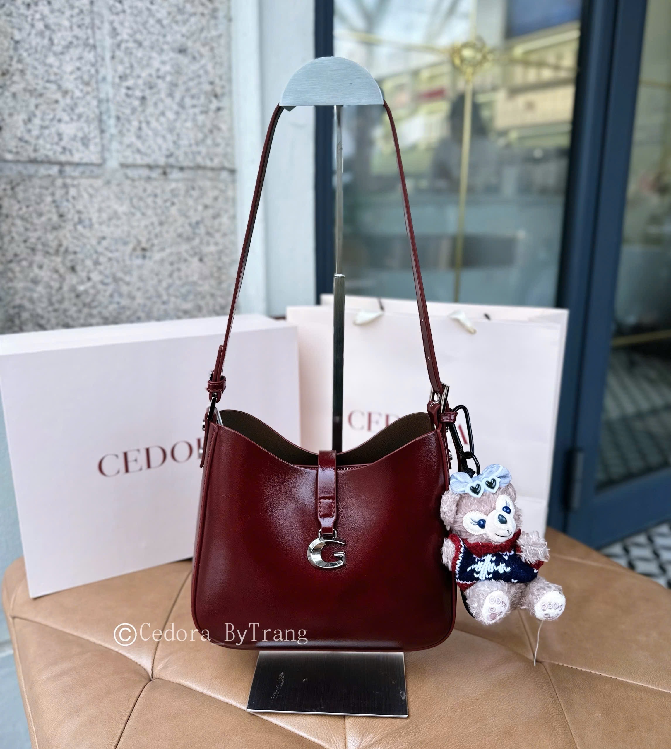 Túi CEDORA chữ G size21.5 60311C_thumbnail_11