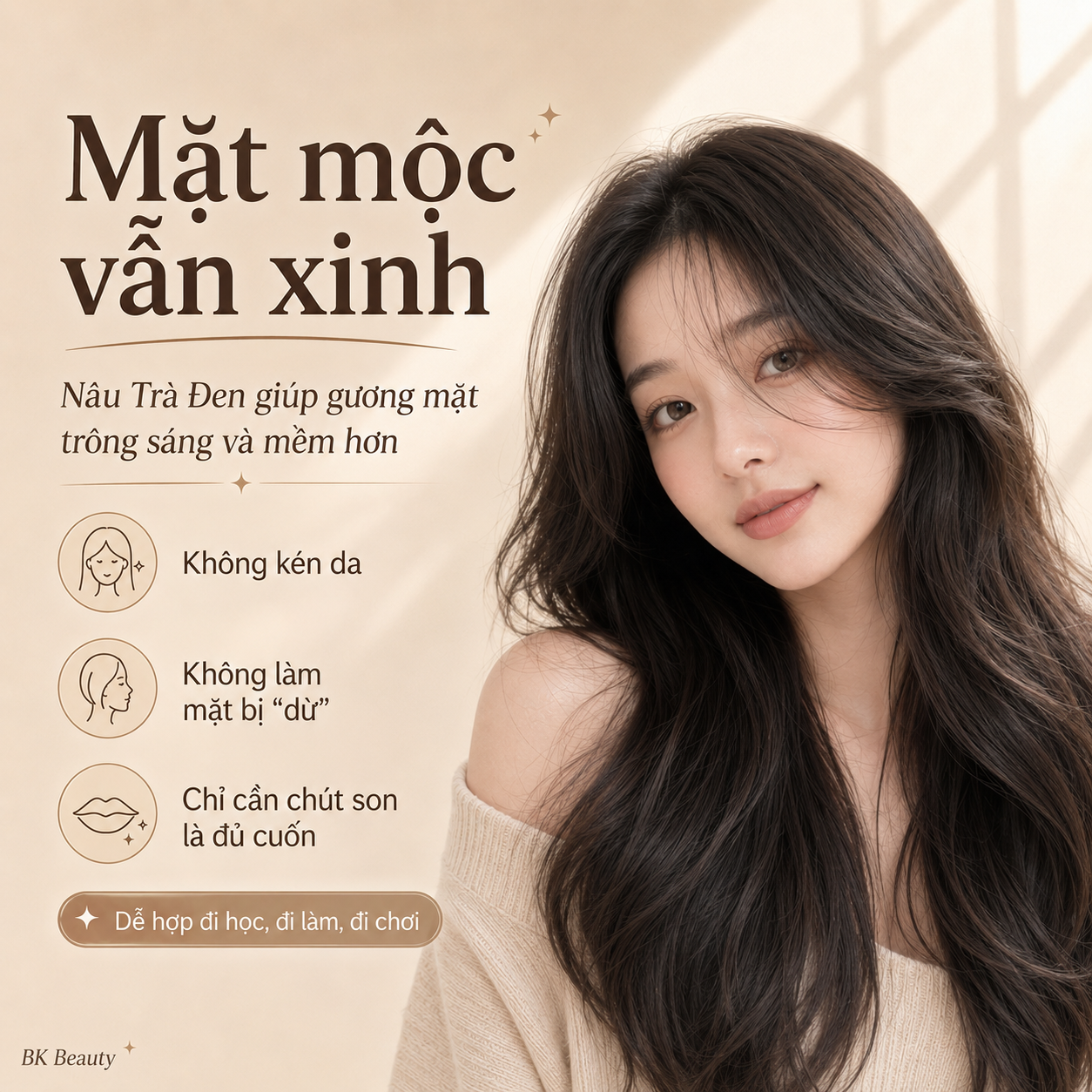 Thuốc Nhuộm Tóc Nâu Trà Đen Không Cần Tẩy, Lên Màu Tự Nhiên, Tôn Da, Dễ Tự Nhuộm Tại Nhà_thumbnail_5