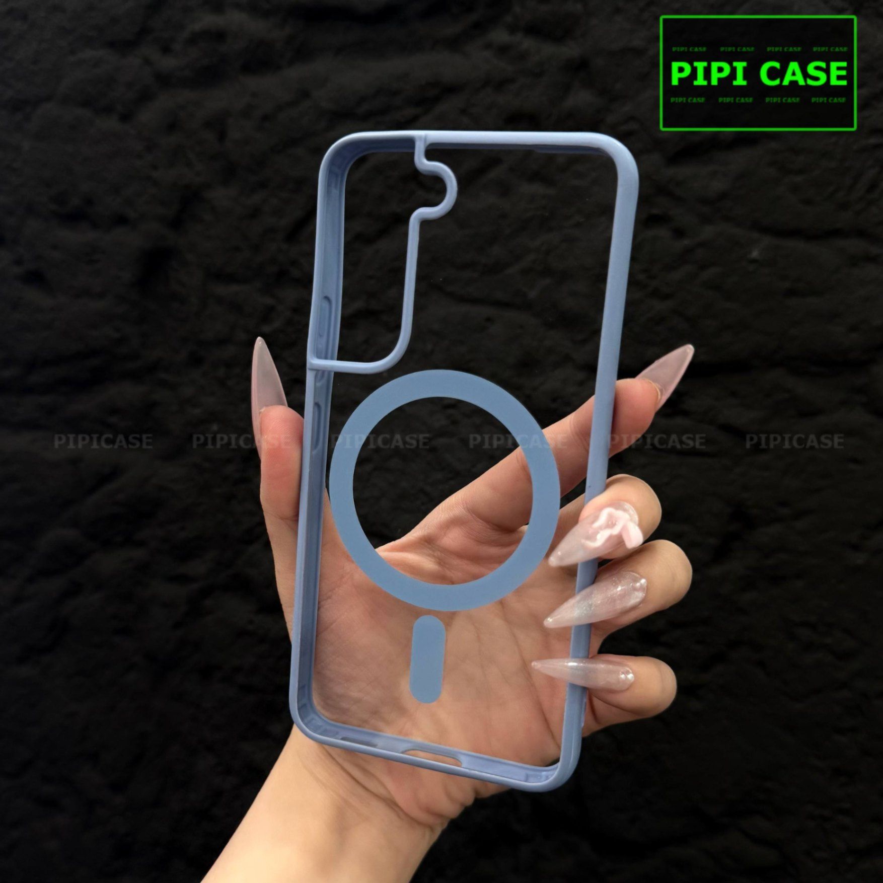 Ốp Lưng Samsung S22 Plus 5G - Chic - Xanh Nhạt