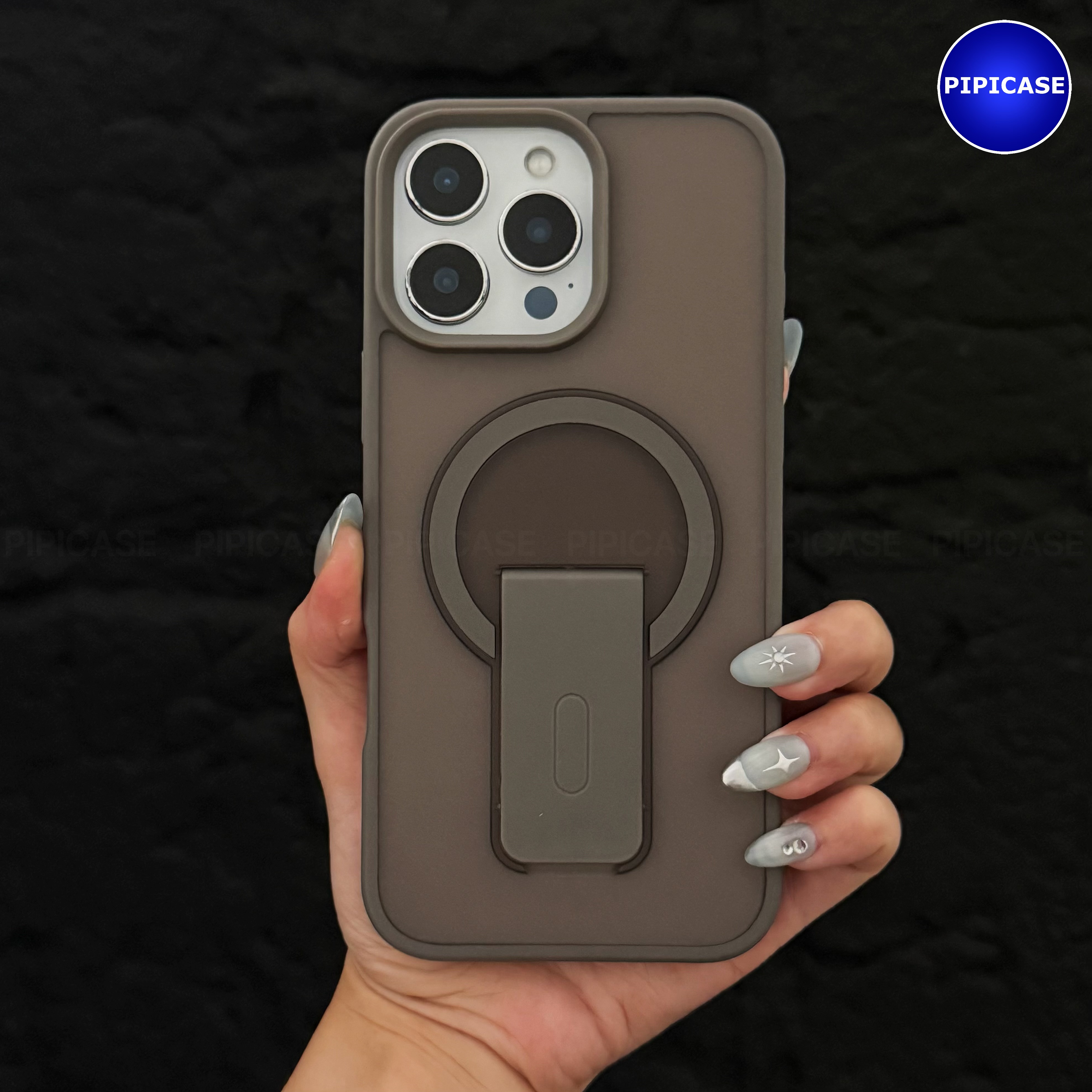Ốp Lưng iPhone 16 Pro Max - Quin - Xám_thumbnail_1