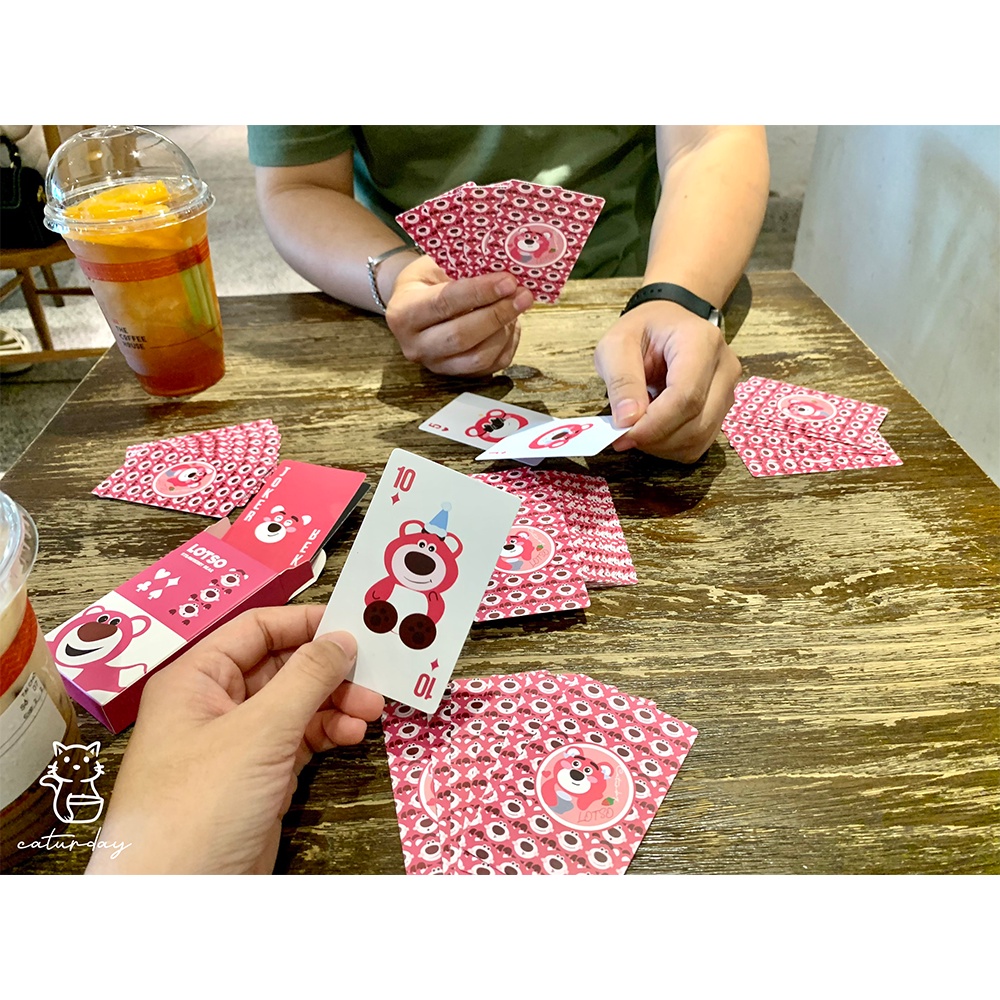 Bộ Bài Tây GẤU DÂU siêu đáng iu - hàng hot trend độc quyền LOTSO BEAR - STRAWBERRY BEAR POKER_thumbnail_1