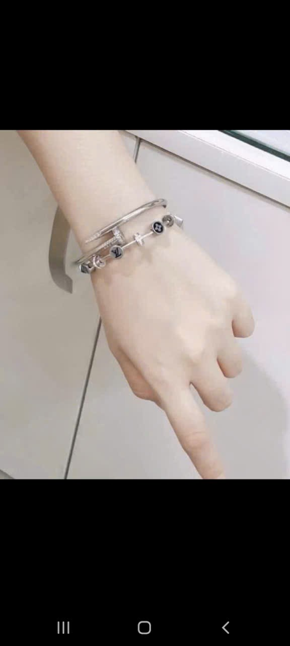 ComBo Vòng Đinh LV Bạch Kim