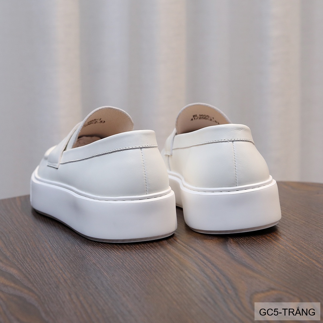 GC5 - Giày nam trắng đế dày kiểu loafer thời trang, chất da bò mềm êm_thumbnail_10