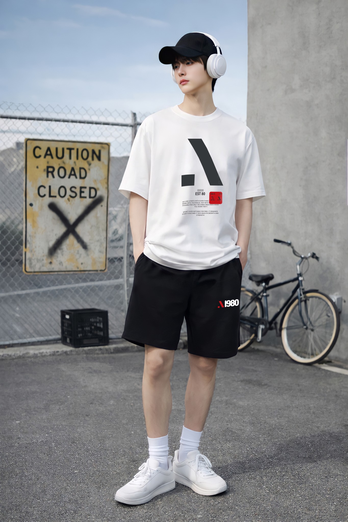 Áo phông bé trai màu trắng in EST 80_thumbnail_1