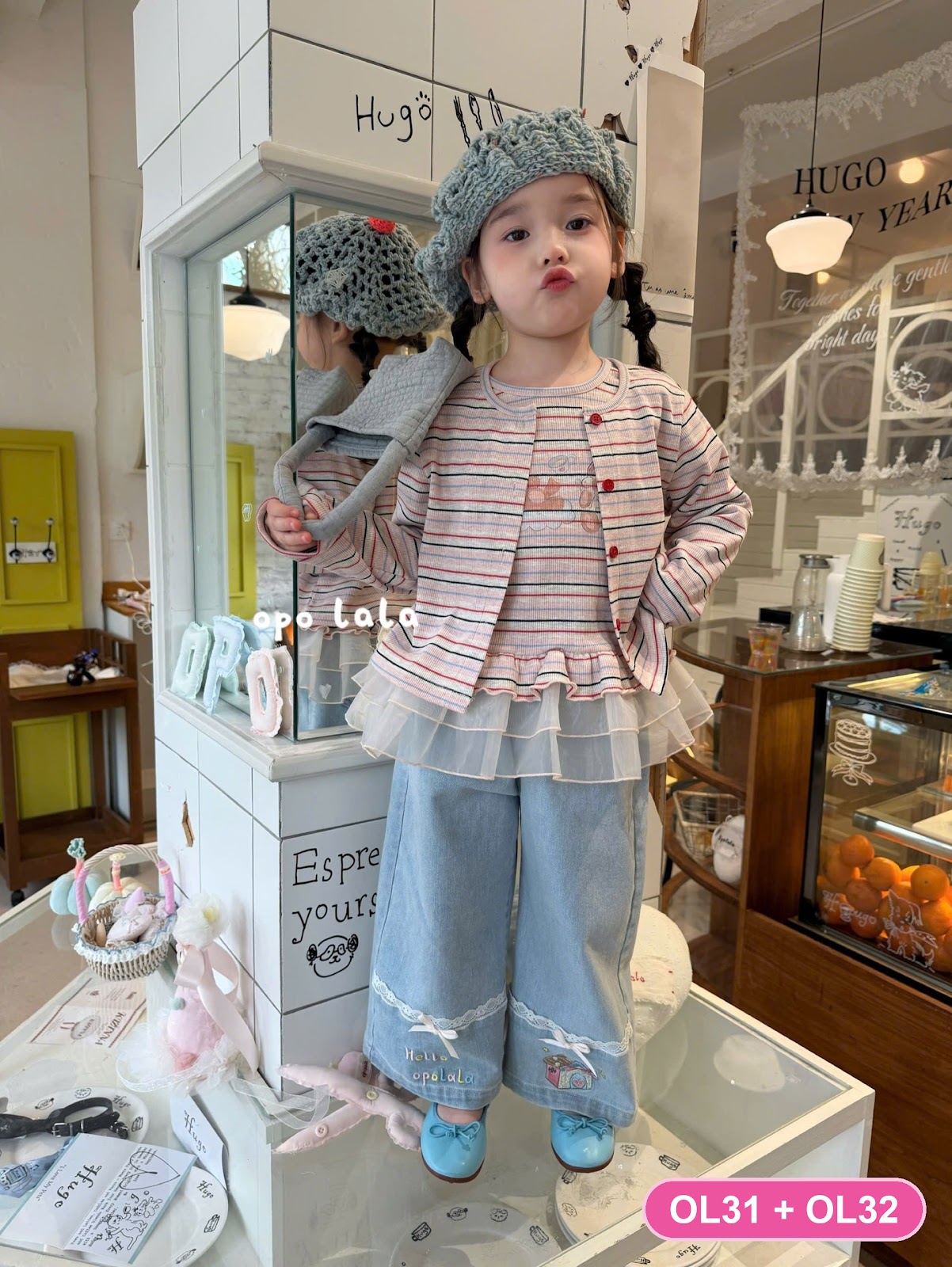 OL32 - Quần jean mỏng hãng Opolala | Sz 90-130 | 78095