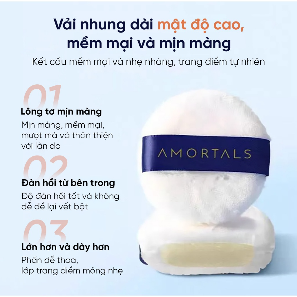 [AMORTALS] Bông tán phấn phủ lớn Amortals