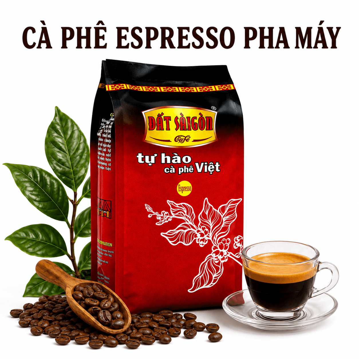 ES-500g Cafe Thơm Dai, Đậm Chất Moka, Quyến Rũ Ngất Ngây, Đắng Nhẹ Thanh Tao