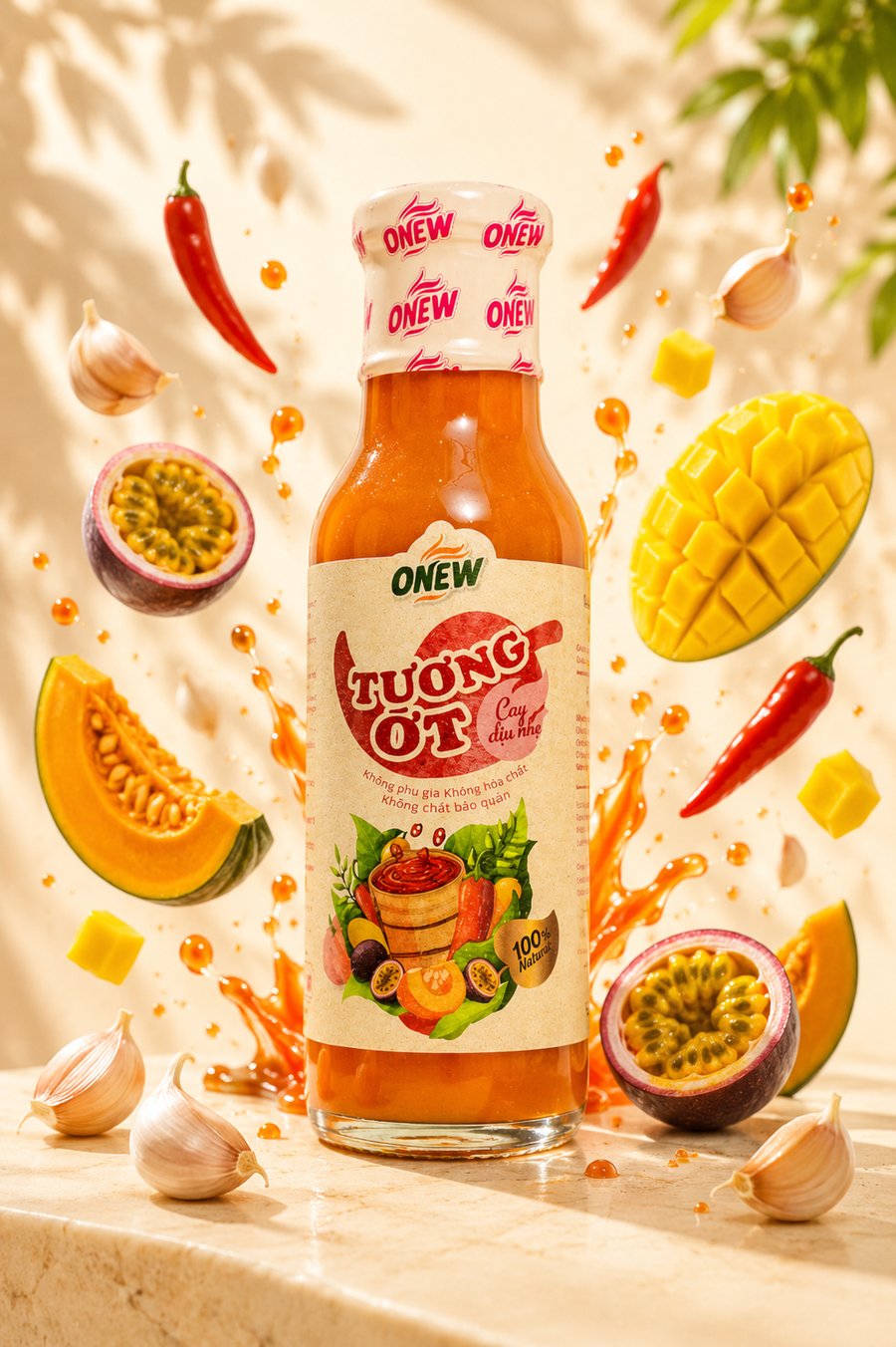 Tương Ớt Cay Tròn Vị