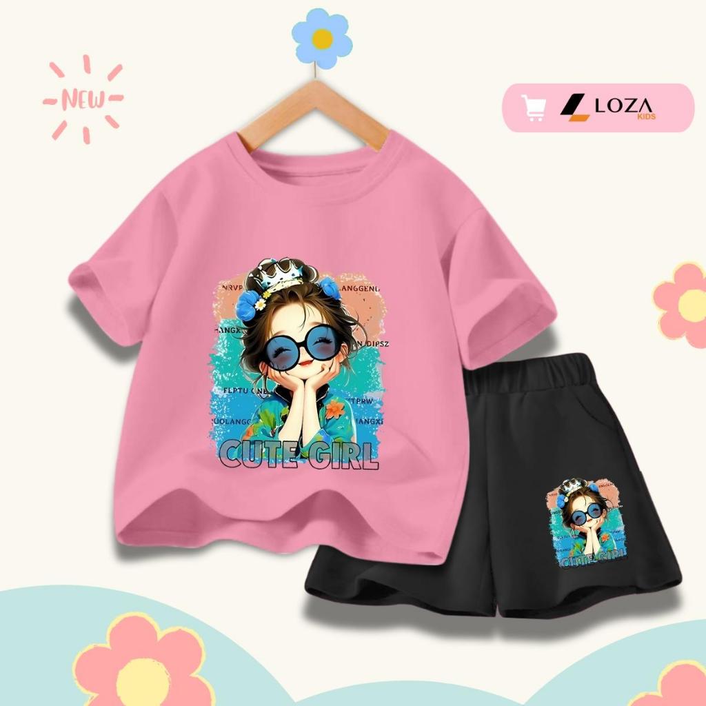 [XẢ KHO SIZE 140] Bộ đồ cho bé gái nhiều mẫu - Quần áo bé gái từ 26-30kg - Loza Kids XB006_thumbnail_25