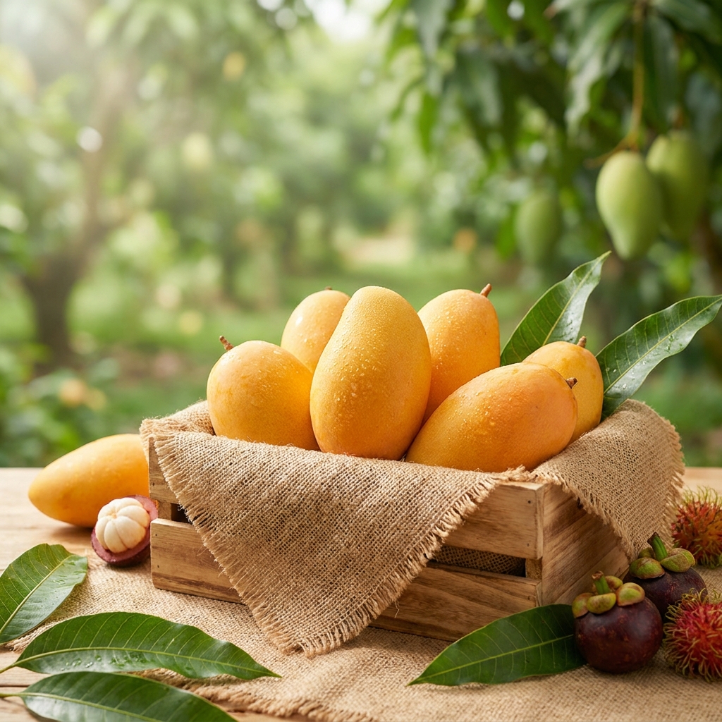 Mua Xoài Cát Hòa Lộc Chuẩn 100% Gốc Cái Bè Tại Tu Farm