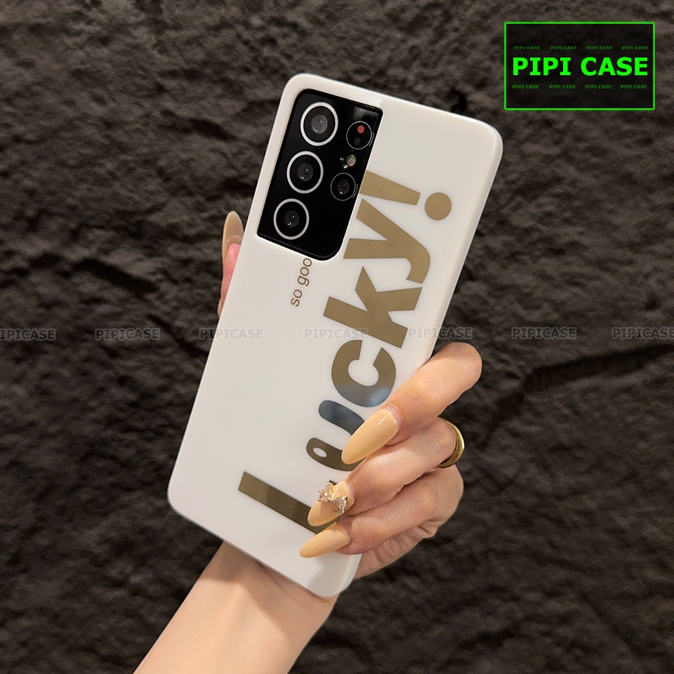 Ốp Lưng Samsung S21 Ultra 5G - Lucky - Trắng