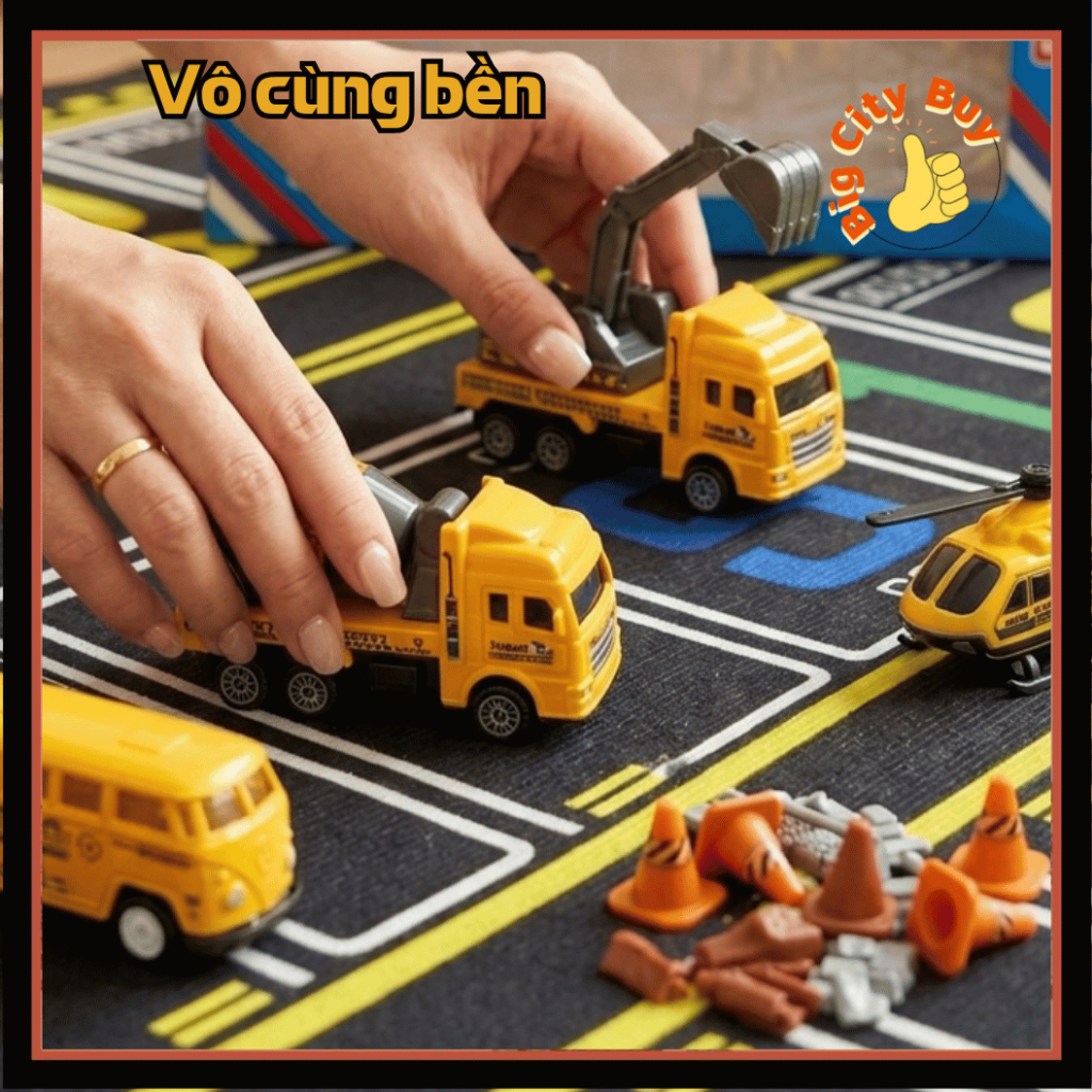 Set 6 Xe Mô Hình Công Trình – Đủ Bộ Công Trường Thu Nhỏ  Đồ Chơi Xây Dựng Cho Bé Bigcitybuy 327S6XCT_thumbnail_4