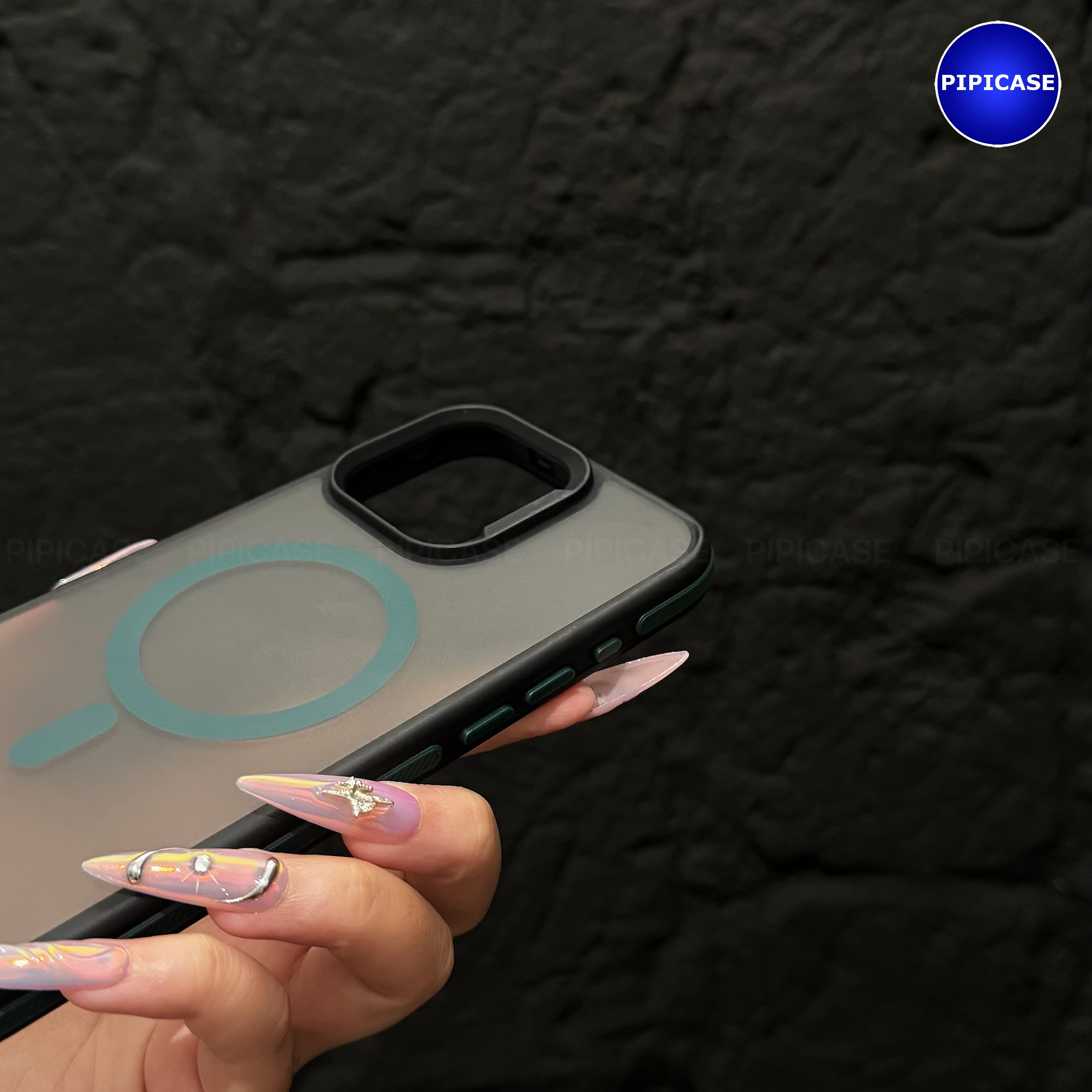 Ốp Lưng iPhone 15 Pro Max - Map - Xanh Rêu_thumbnail_5