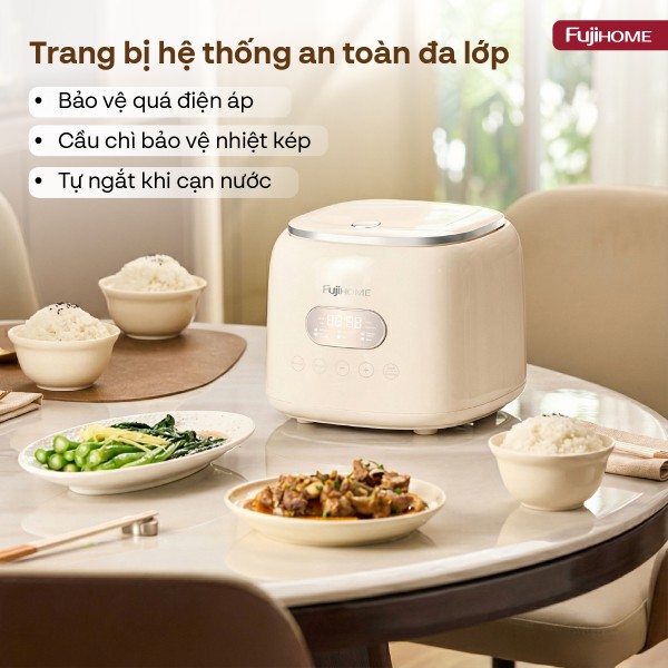 Nồi cơm điện Fujihome Inox LowSugar RC10ALS_thumbnail_1