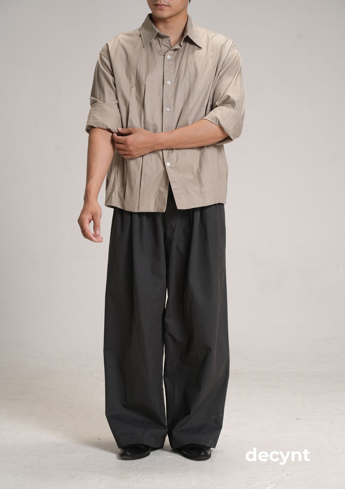 Pleated shirts decynt - Áo sơ mi xếp ly chất liệu 100% cotton hàn_thumbnail_17