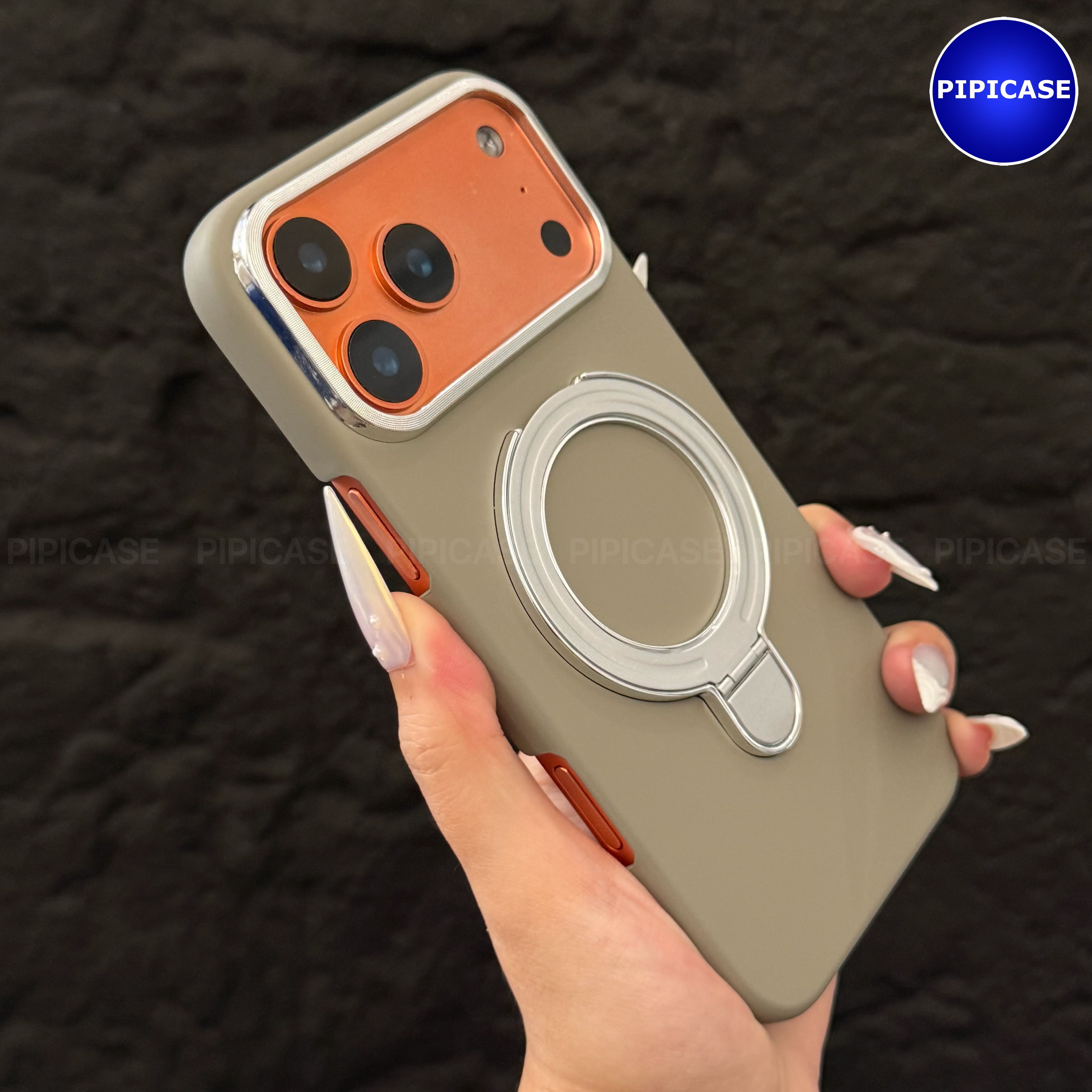 Ốp Lưng iPhone 17 Pro Max - Titan Force - Xám_thumbnail_3