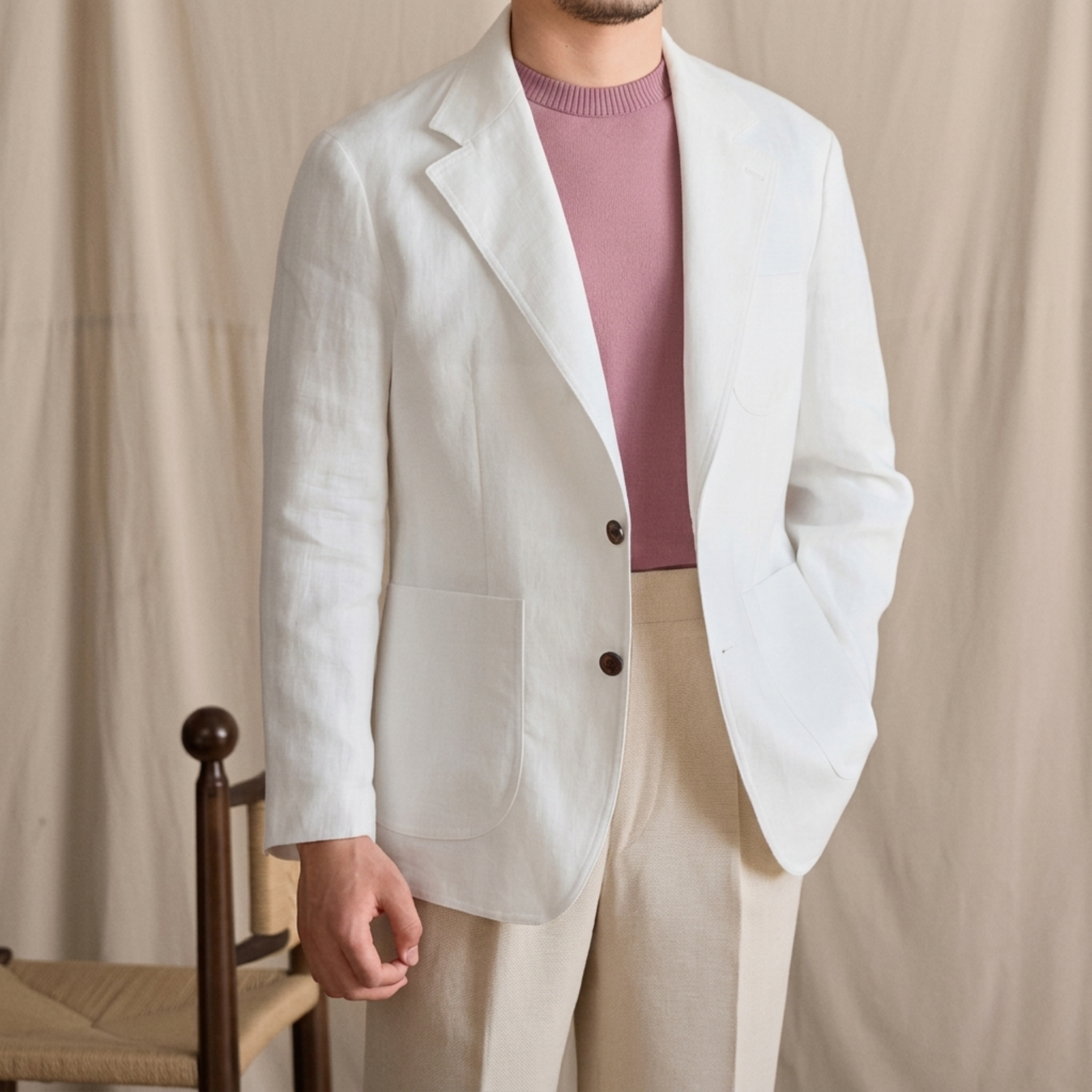 Áo Blazer Linen Siena