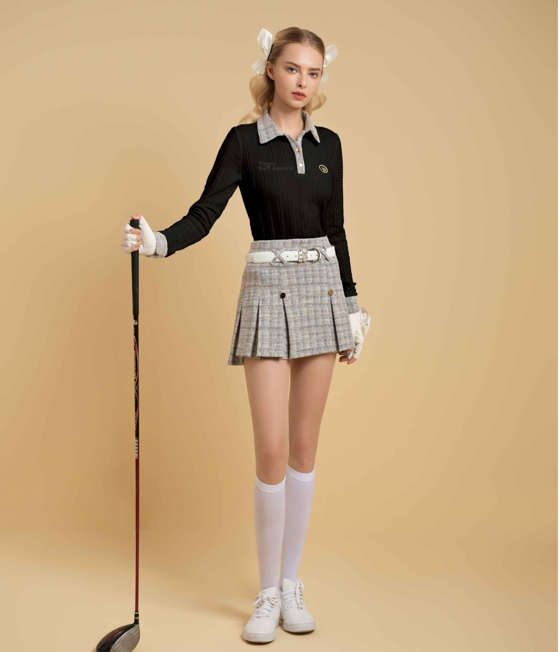 Áo Polo Phối Cổ Tweed Nữ_thumbnail_1