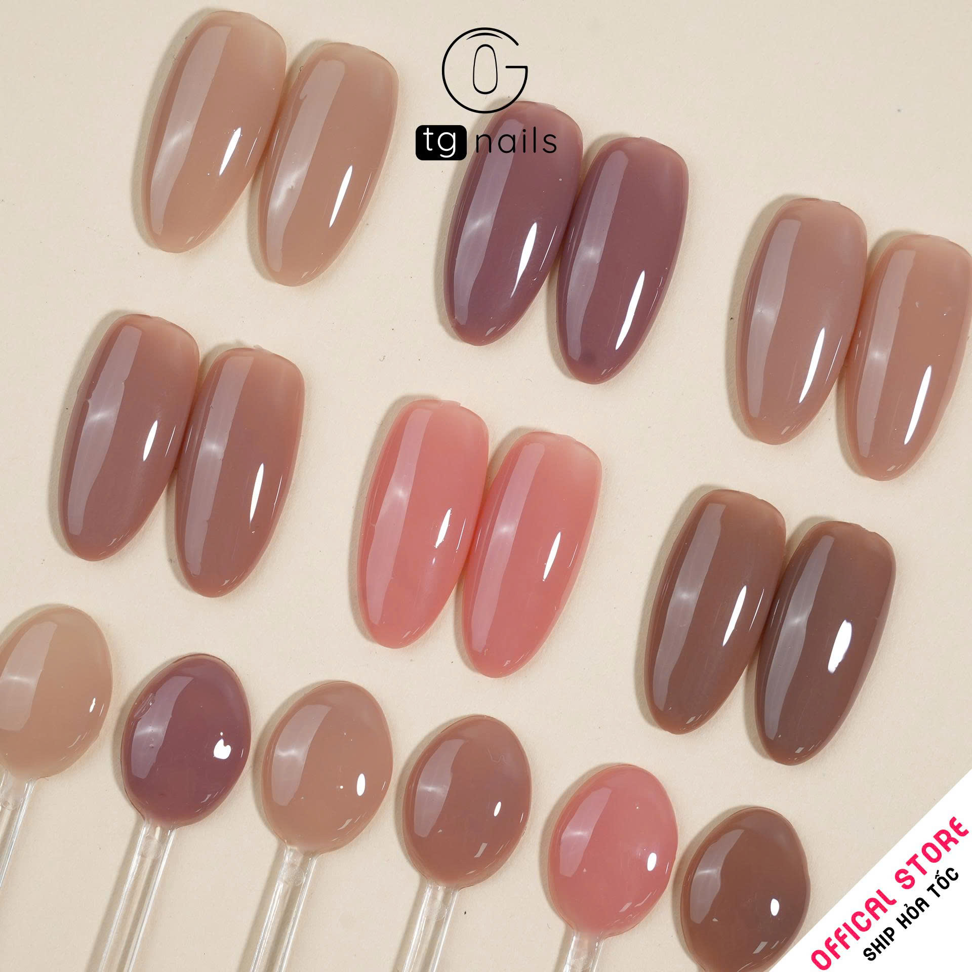 ComBo 6 màu Thạch Nâu TG nails_thumbnail_2