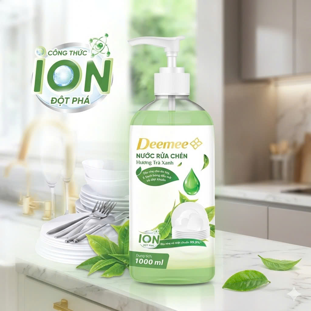 Combo 3 Nước Rửa Chén Deemee 1000ml_thumbnail_3