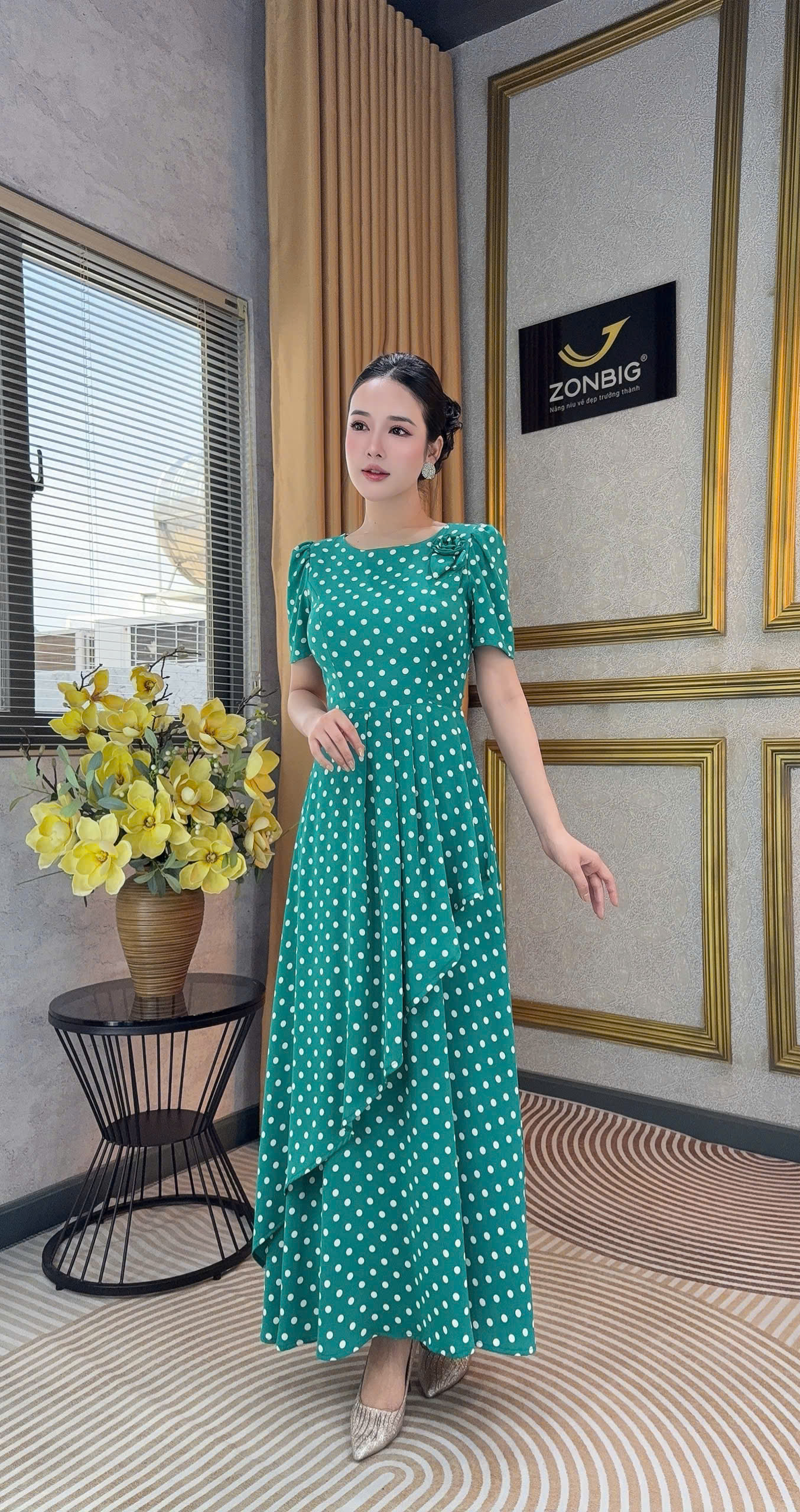 Đầm xòe - Y2154 - Thương hiệu ZONBIG