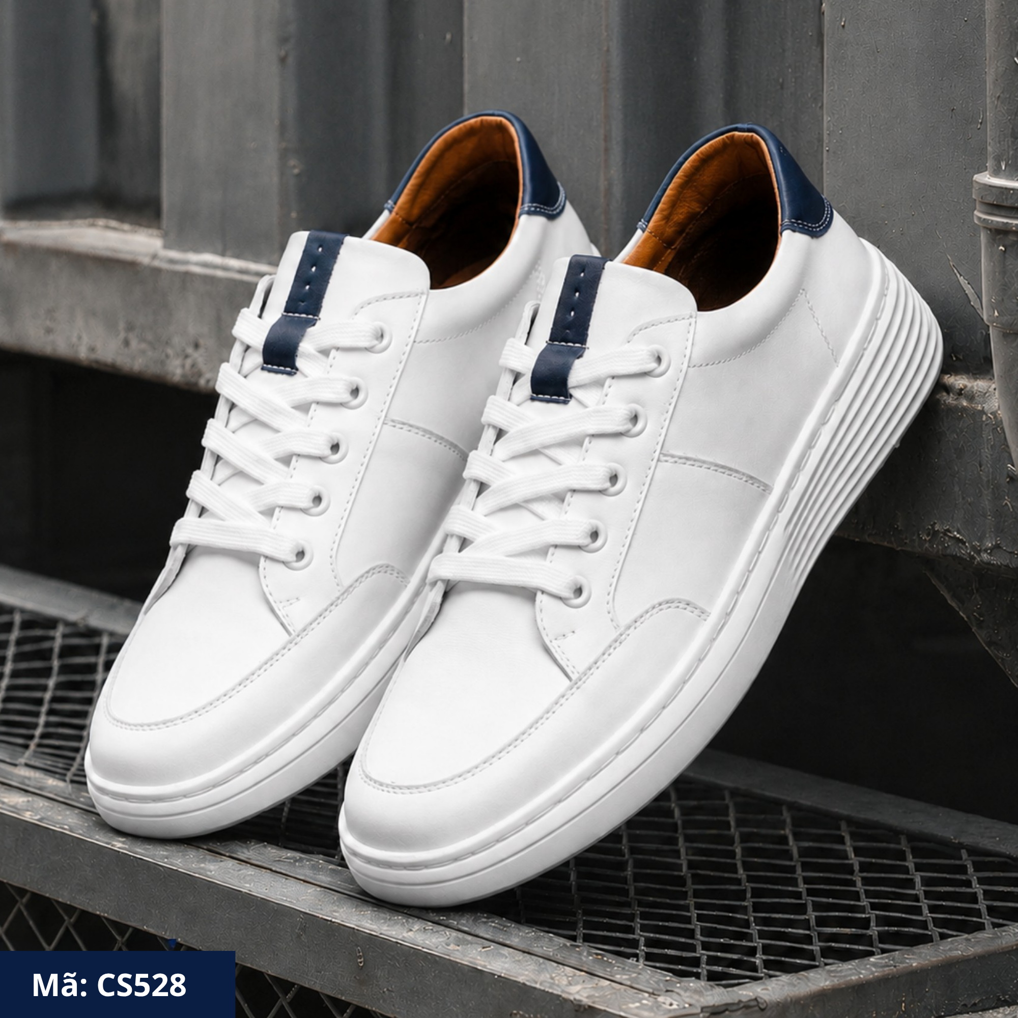 Sneaker nam da cao cấp CS528