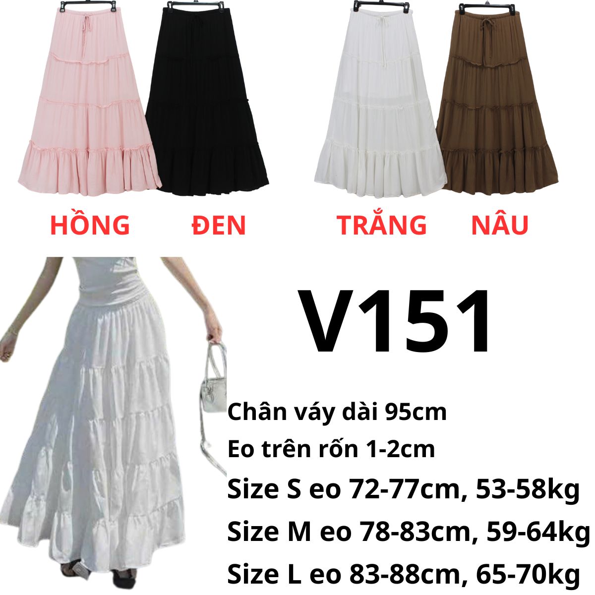 V151 CHÂN VÁY ĐỦI