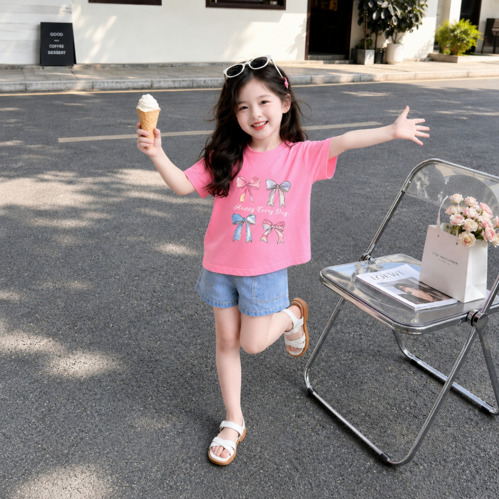 Áo thun bé gái màu hồng nhiều mẫu xinh - Loza Kids AT068_thumbnail_5
