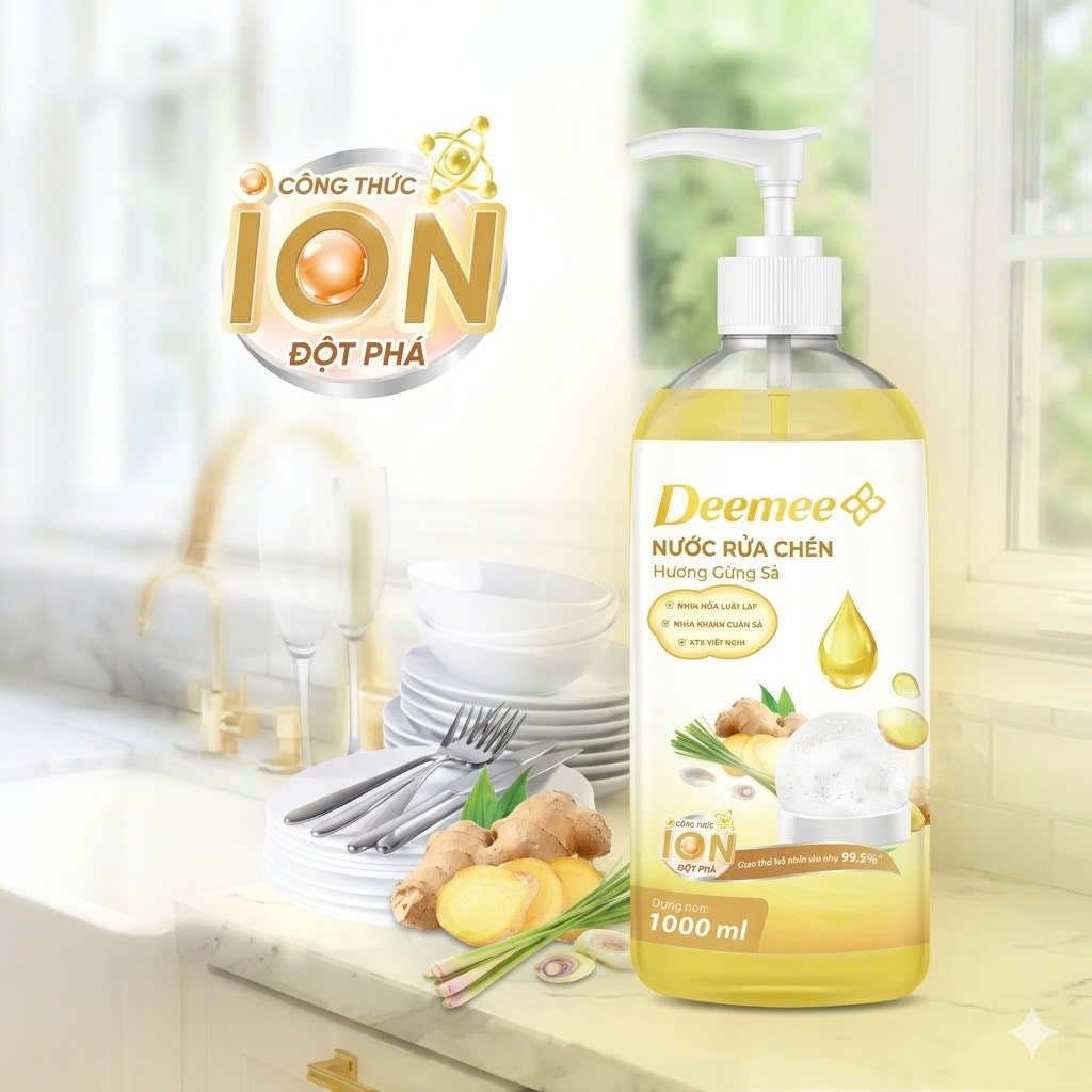 Combo 3 Nước Rửa Chén Deemee 1000ml_thumbnail_6
