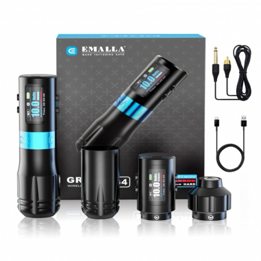 Máy xăm EMALLA Grand G4 (Stroke 4.2mm) - Đập Hộp 🗃️