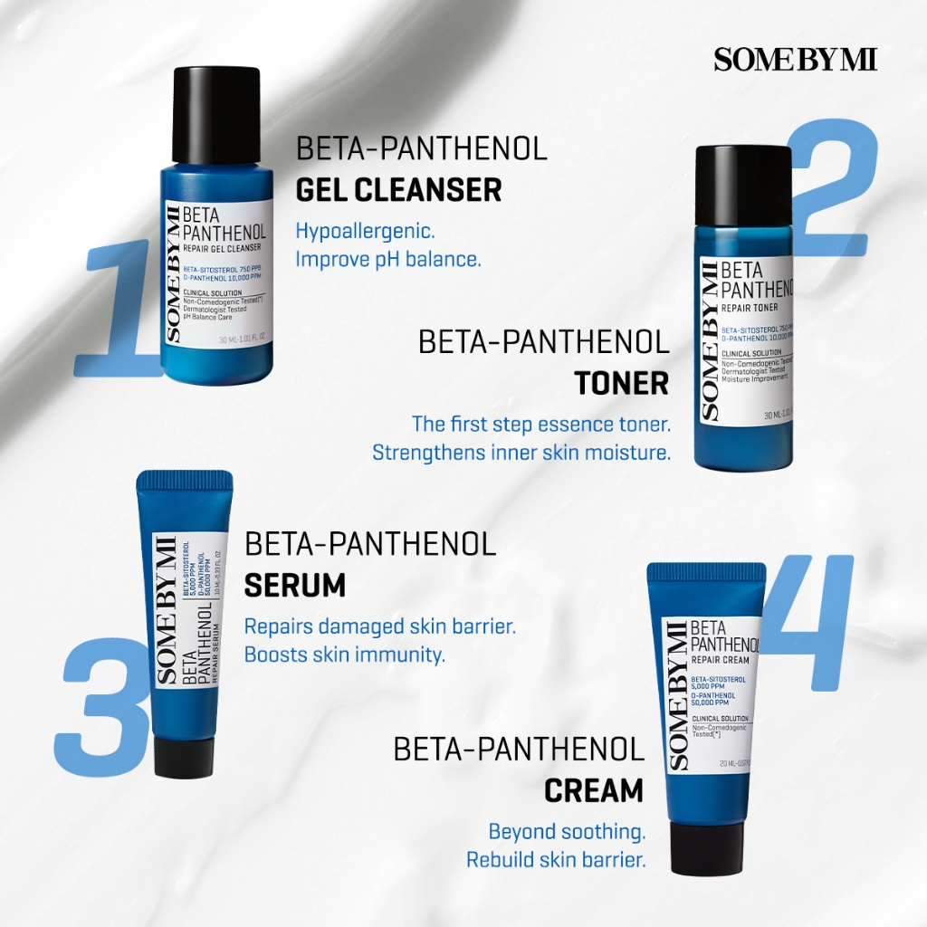 [SOME BY MI] Bộ kit 4 món phục hồi da Some By Mi Beta Panthenol Repair minisize