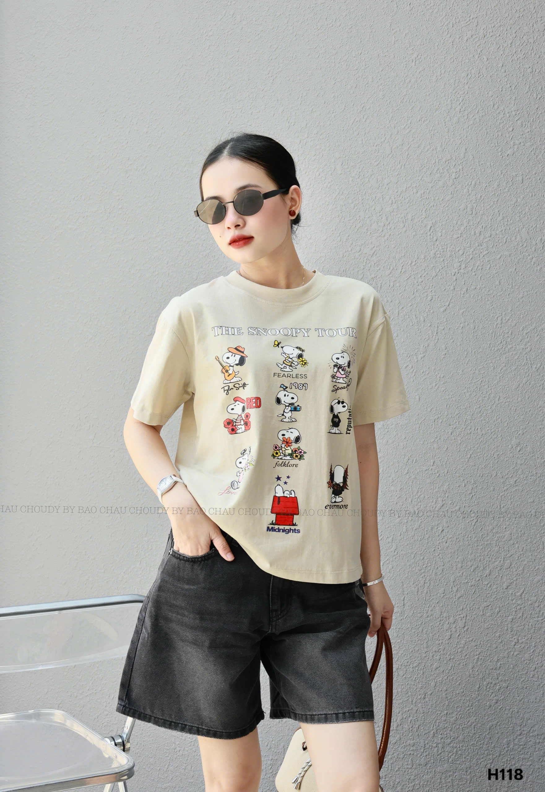 H118 ÁO THUN BE