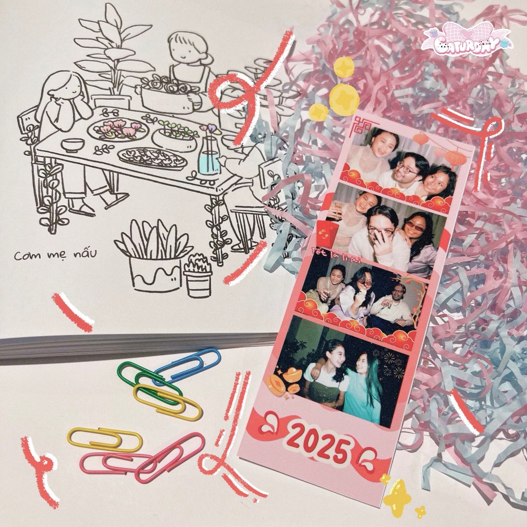 Set 4 ẢNH PHOTOSTRIP Valentine - Tết tone đỏ_thumbnail_1