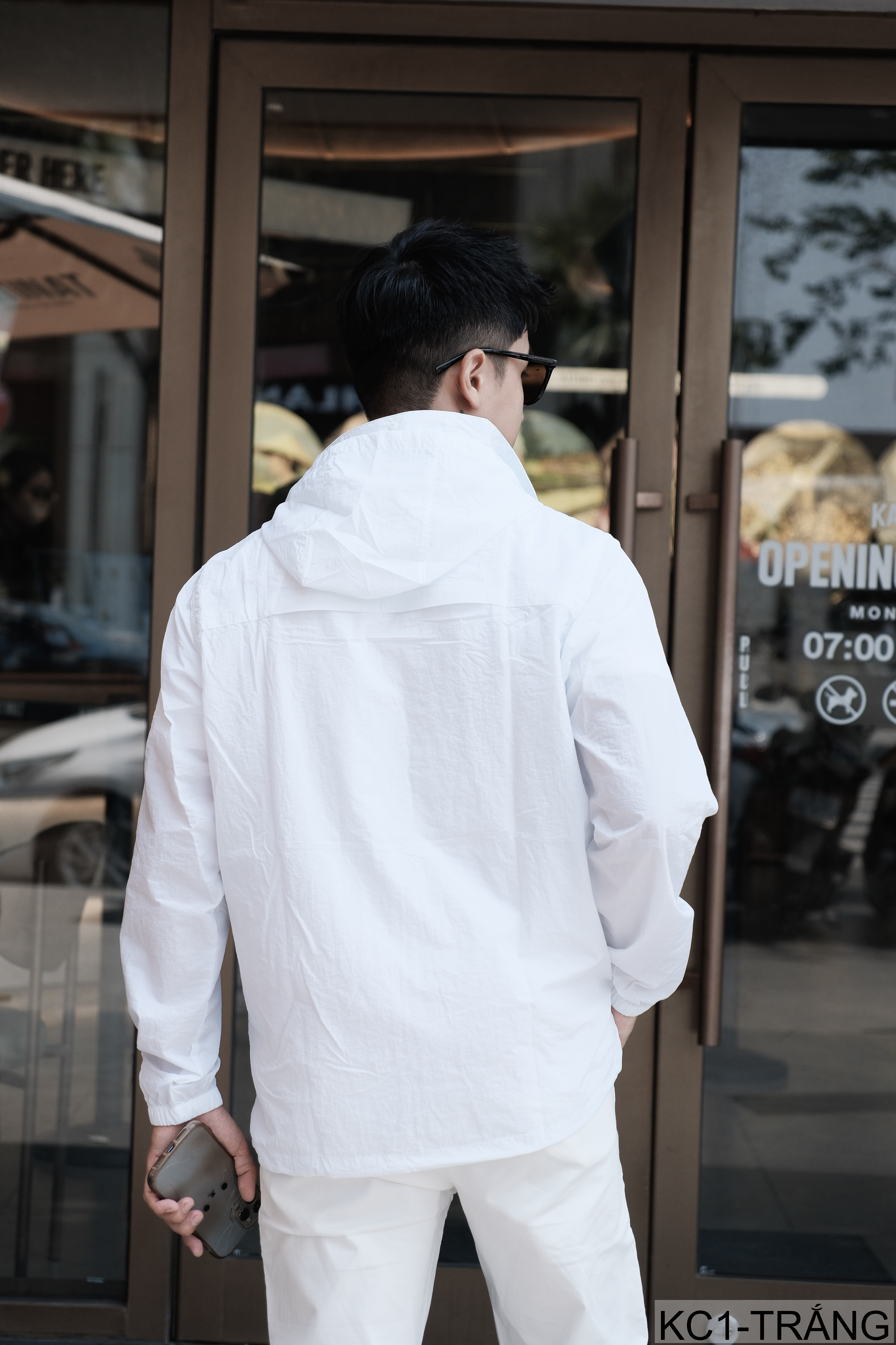 KC1 - Áo khoác chống nắng nam nữ UPF50+ siêu mỏng, thoáng khí, dáng rộng, có mũ trùm đầu_thumbnail_14