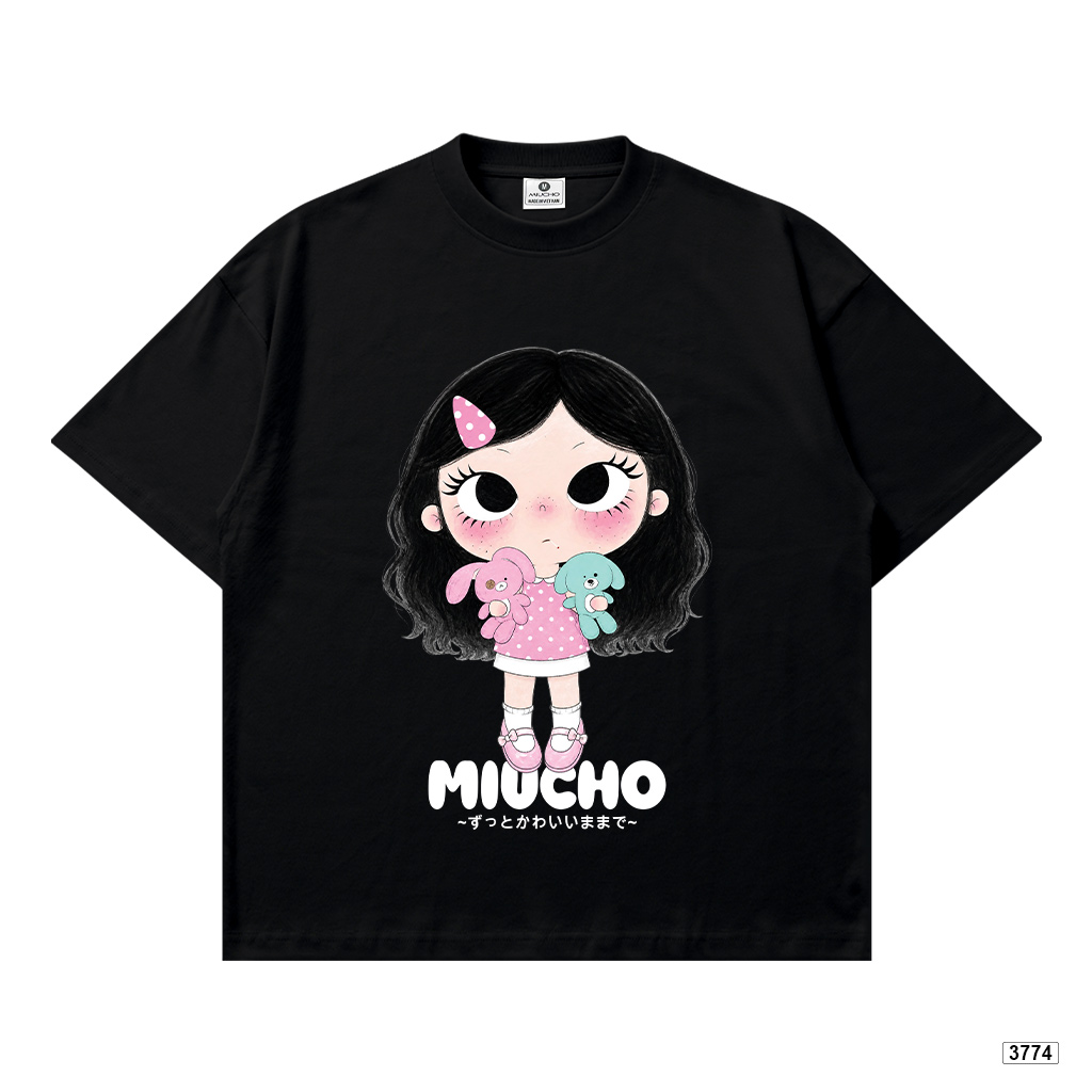 Áo thun boxy Cute Doll Chibi hot trend phong cách Hàn Quốc Miucho 3774_thumbnail_9