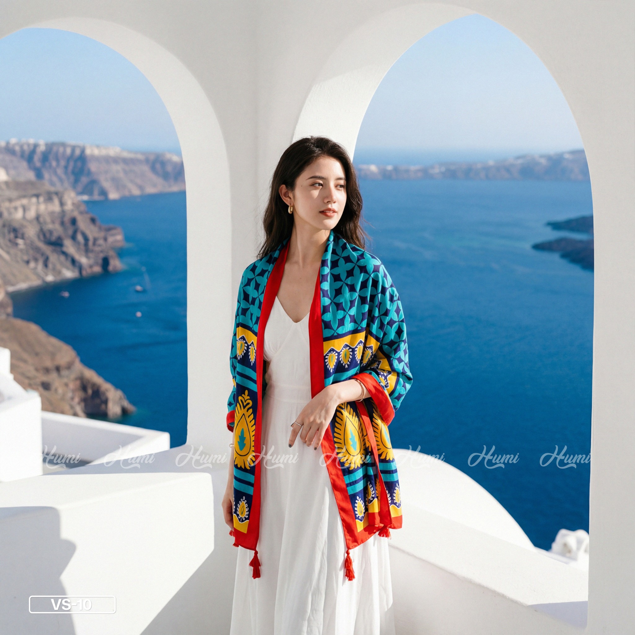 KHĂN HỌA TIẾT THỔ CẨM (VS10)