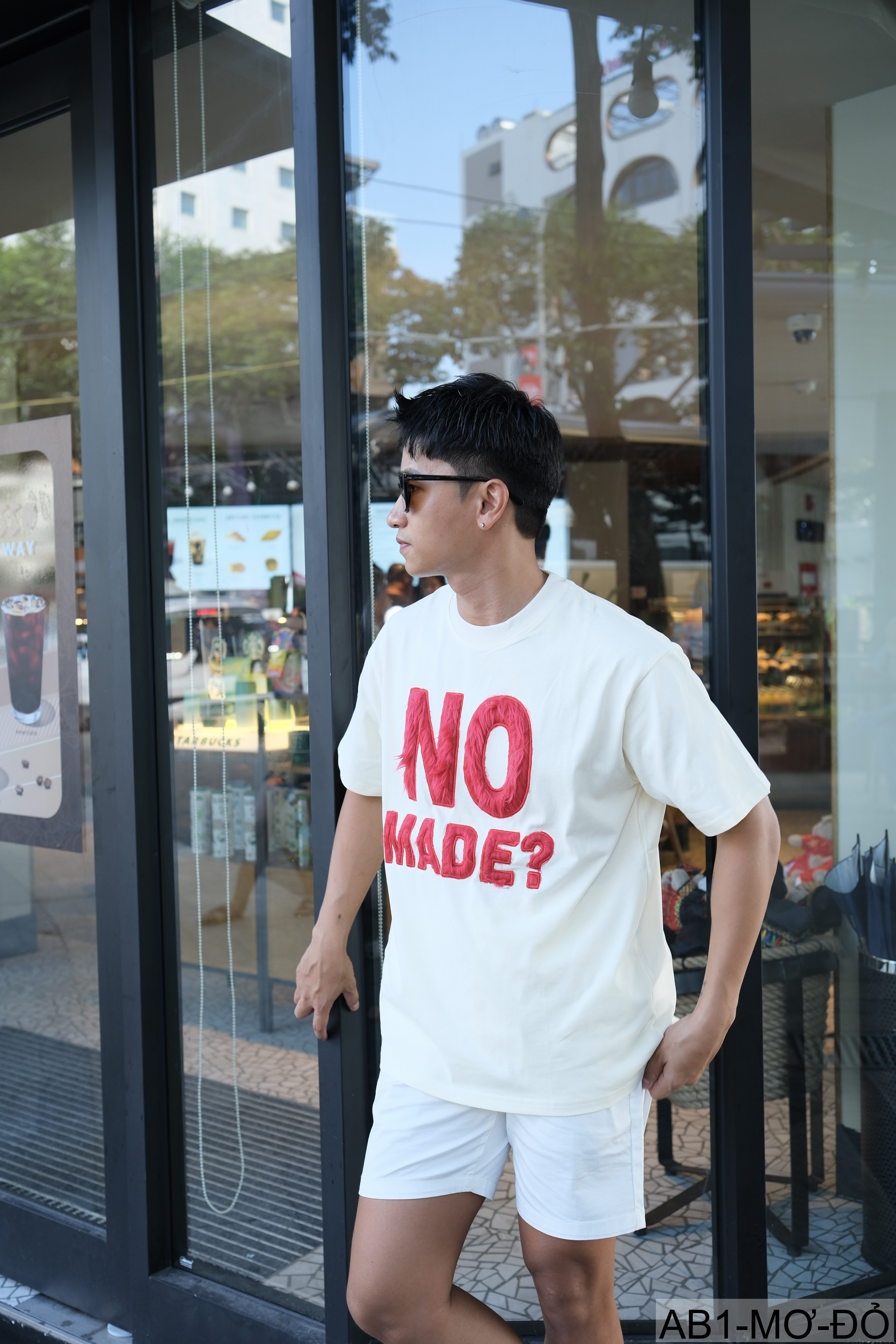 AB1 - Áo phông nam nữ unisex cổ tròn tay ngắn họa tiết NO MADE? phong cách streetwear mùa hè_thumbnail_19