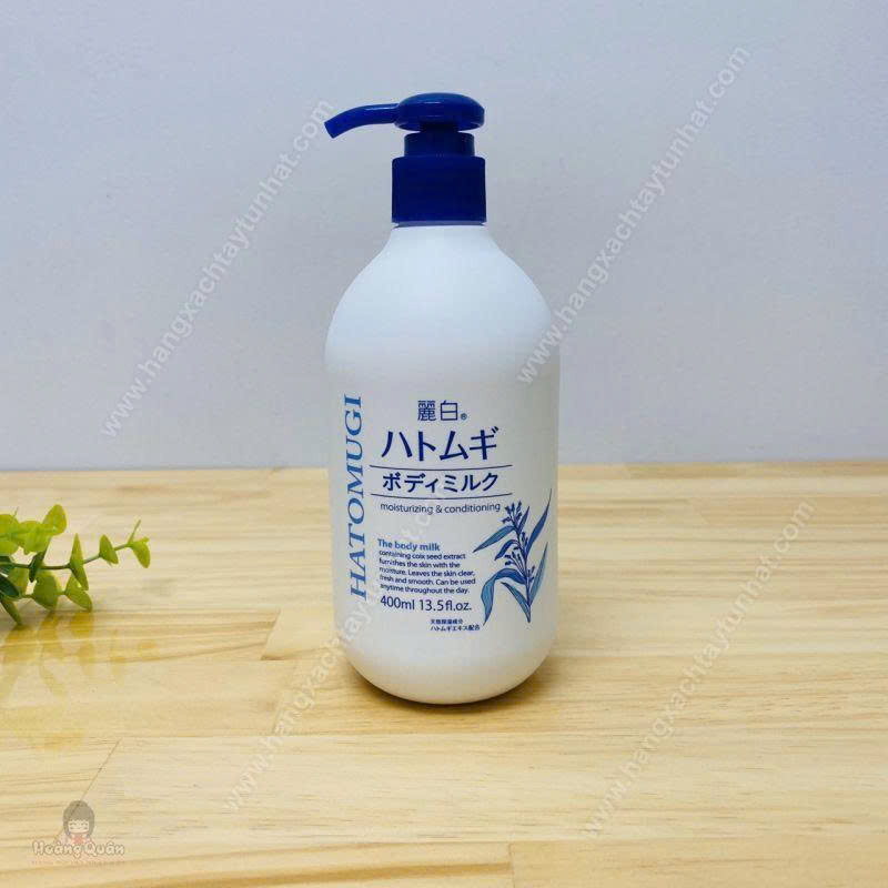 SỮA DƯỠNG THỂ LÀM TRẮNG DA HATOMUGI BODY MILK 400ML_thumbnail_4