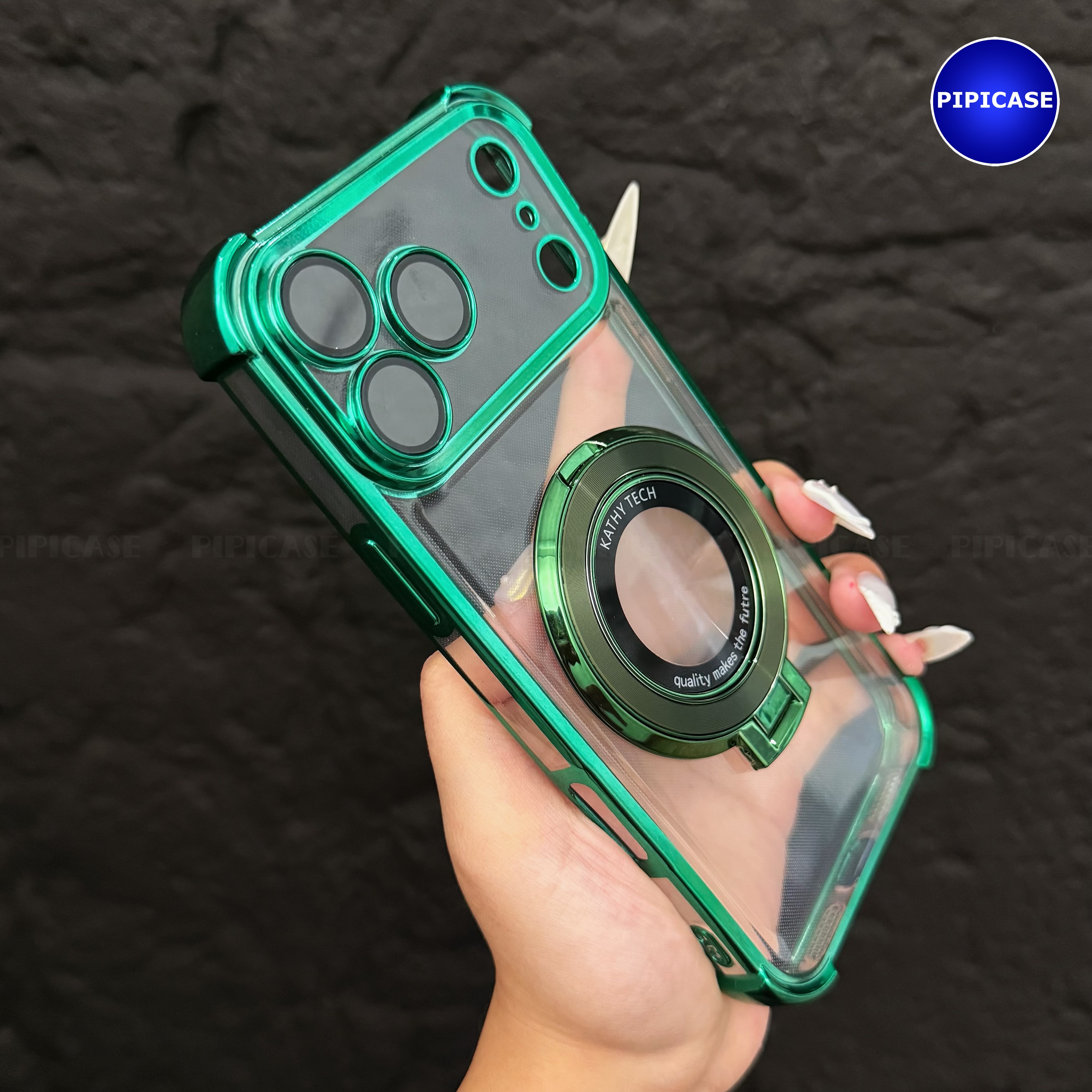 Ốp Lưng iPhone 17 Pro - Ven - Xanh Lá_thumbnail_4