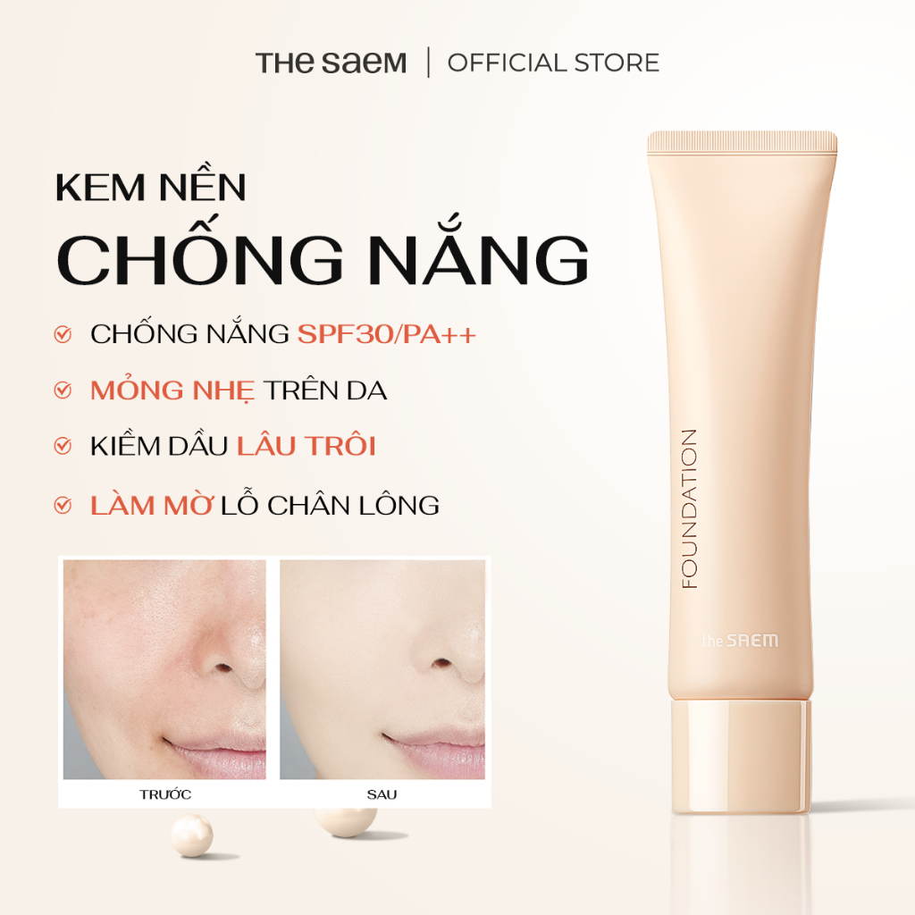 [THE SAEM] Kem nền The Saem Saemmul Airy Cotton Foundation 30ml_thumbnail_1