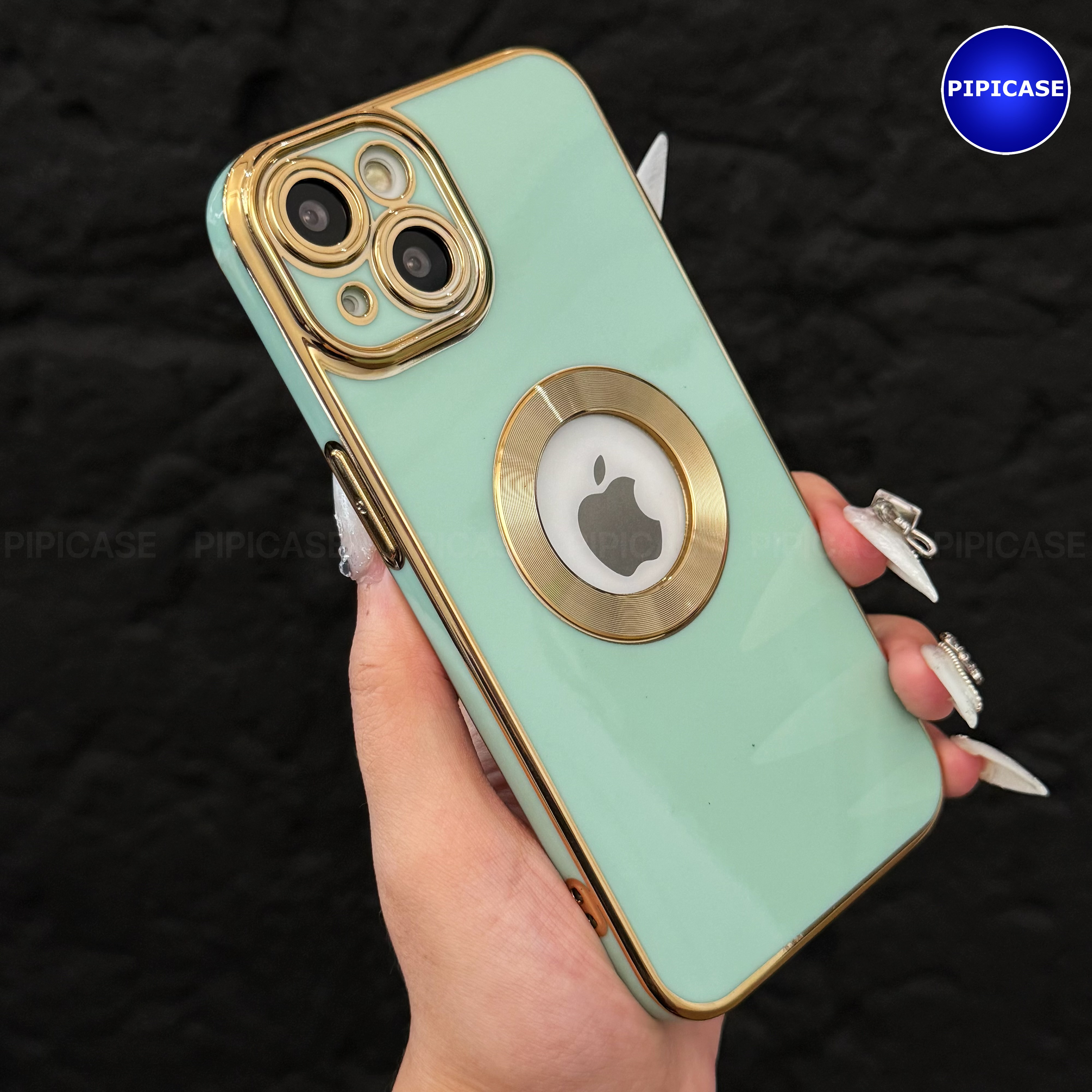 Ốp Lưng iPhone 13 - Pandora - Xanh Mint_thumbnail_3