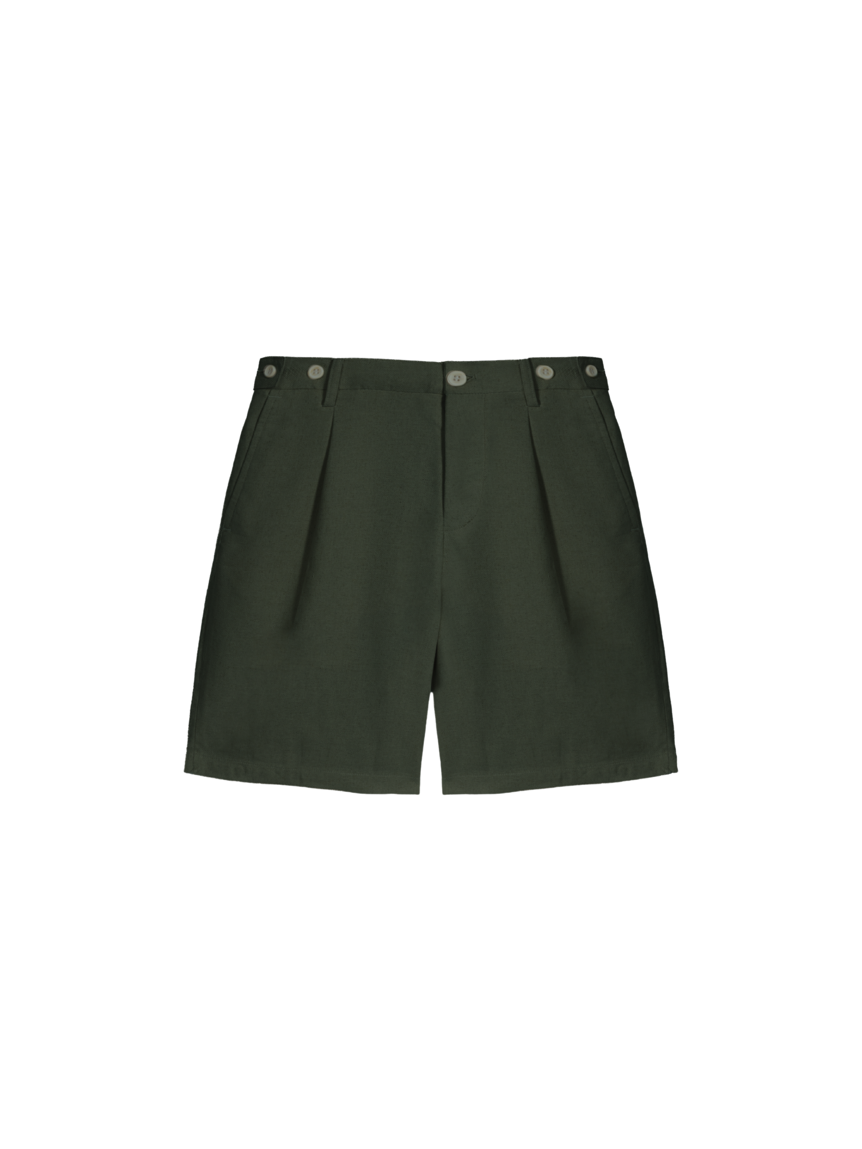 Quần Short Cạp Hybrid Rico Vải Linen Form Ngang Gối_thumbnail_3