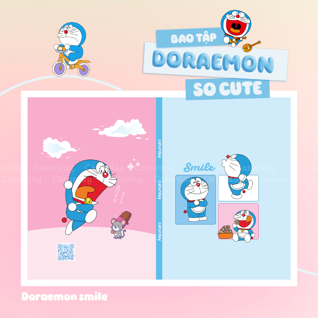 Giấy Bao Tập Doraemon - Giấy bóng dày chất lượng, hình in rõ nét, màu sắc tươi tắn | Caturday_thumbnail_1